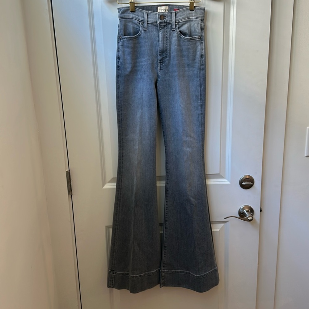 Alice + Olivia Gray Flare Jeans